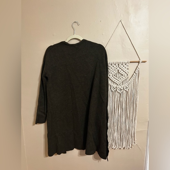 H&M Olive green long cardigan - Picture 3 of 5